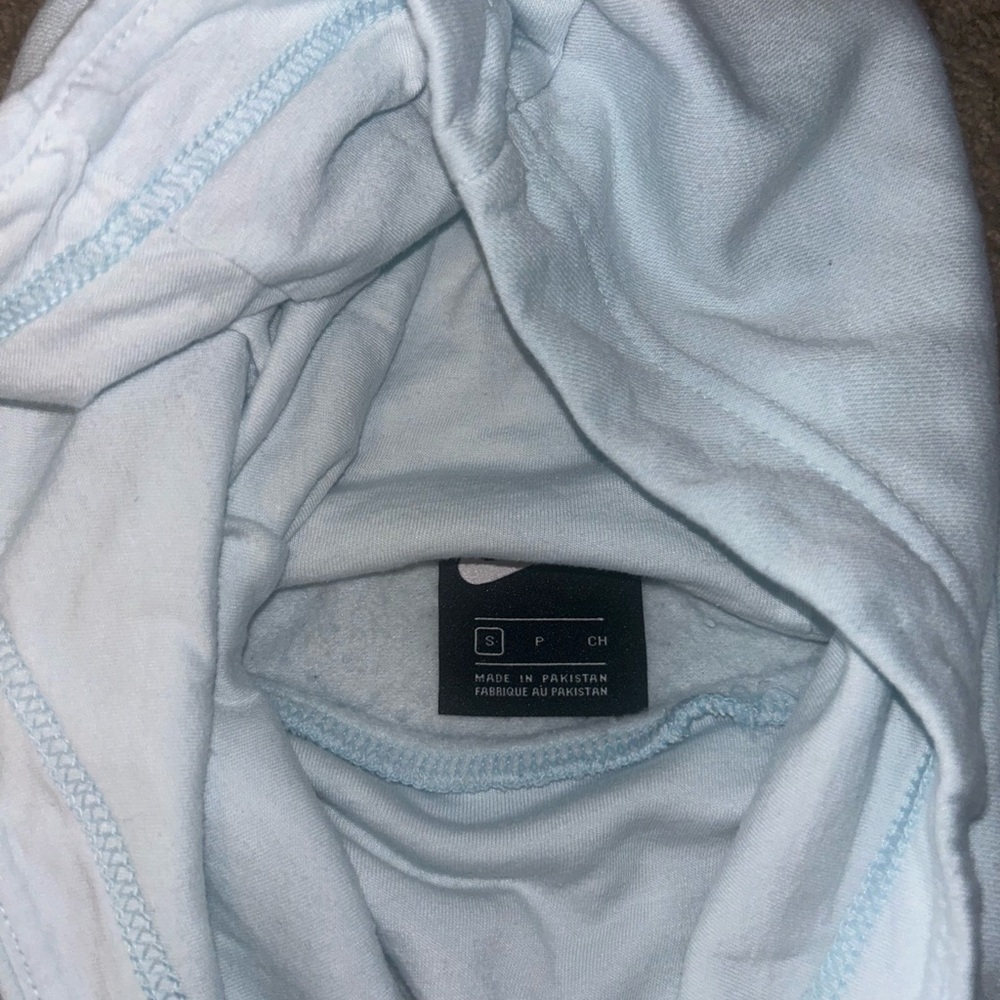 Blue Nike sweatshirt